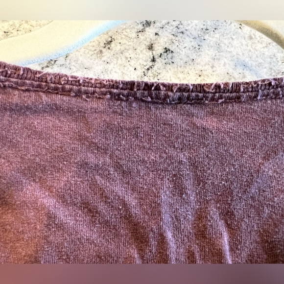 OWL 🦉 Short Sleeve Shirt : Dark Brown TieDye Look on Back - Picture 5 of 6